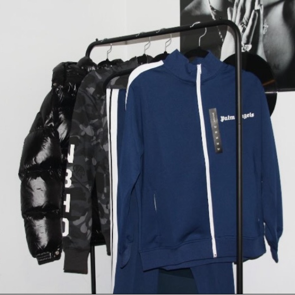 Navy Blue Palm Angels Tracksuit